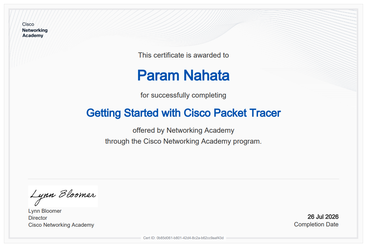 Getting Started with Cisco Packet Tracer
